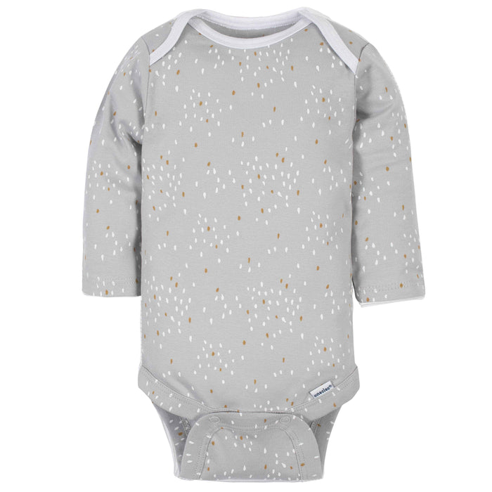 6-Pack Baby Neutral Sheep Long Sleeve Onesies® Bodysuits-Gerber Childrenswear