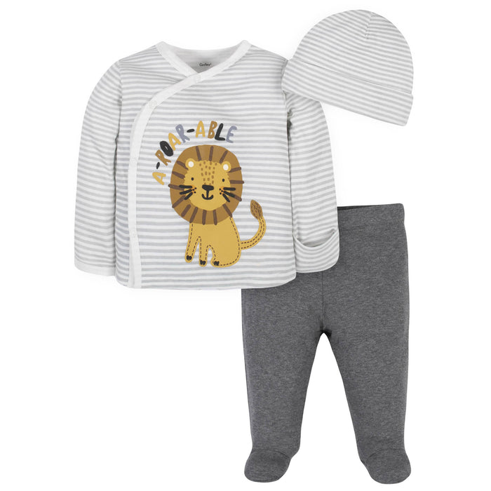 6-Piece Baby Boys Lion Onesies® Bodysuits & Take-Me-Home Set