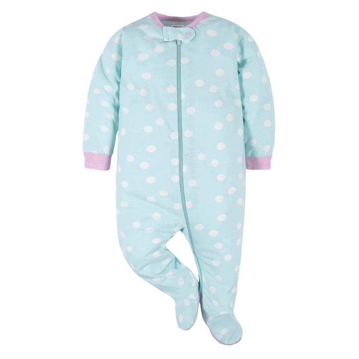 6-Piece Baby Girls Cuddly & Cat Onesies® Brand Bodysuit & Sleep N' Play Set-Gerber Childrenswear