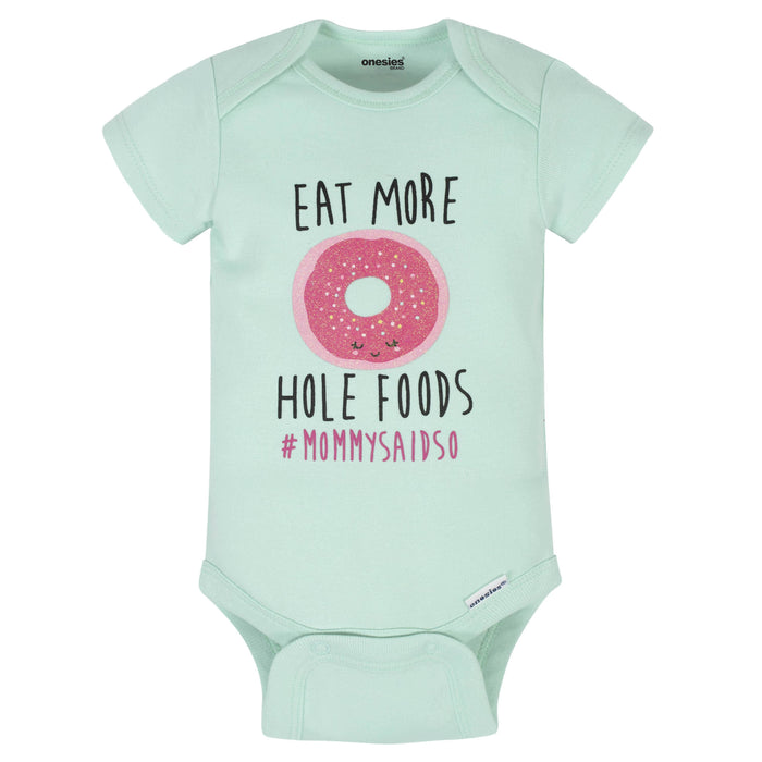 6-Piece Baby Girls Donut Onesies® Brand Bodysuits & Pants Set-Gerber Childrenswear