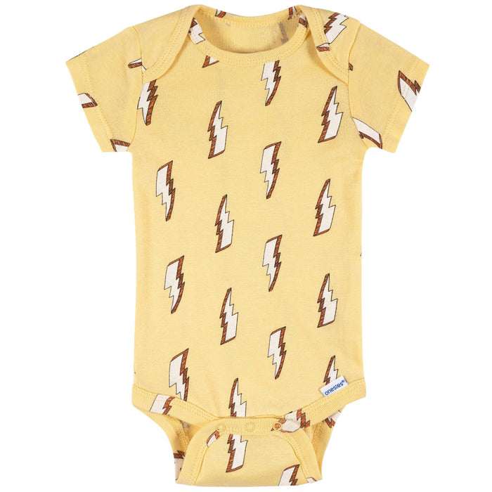 8-Pack Baby Boys Hello Friends Short Sleeve Onesies® Bodysuits onesies Onesies® Brand