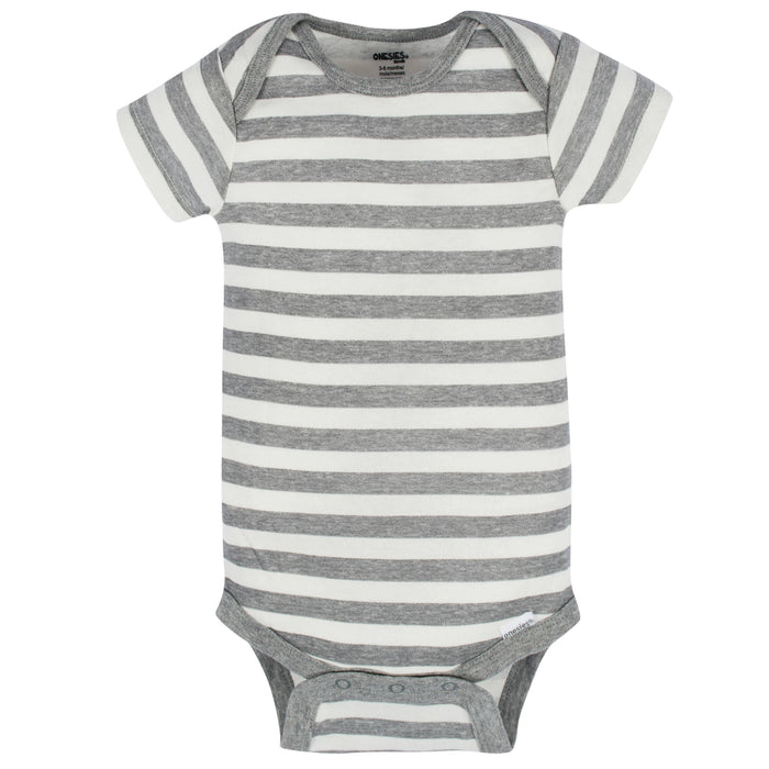 8-Pack Baby Boys Unbearably Cute Short Sleeve Onesies® Bodysuits