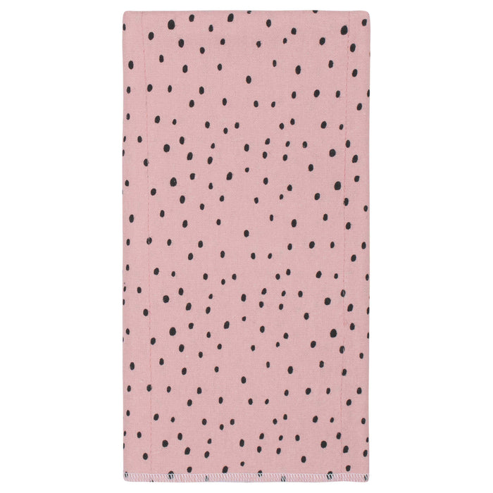 Gerber® 8-Pack Baby Girls Bear Flannel Burp Cloths-Gerber Childrenswear