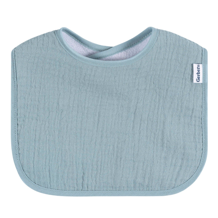 8-Pack Baby Girls Multi Drooling Bibs