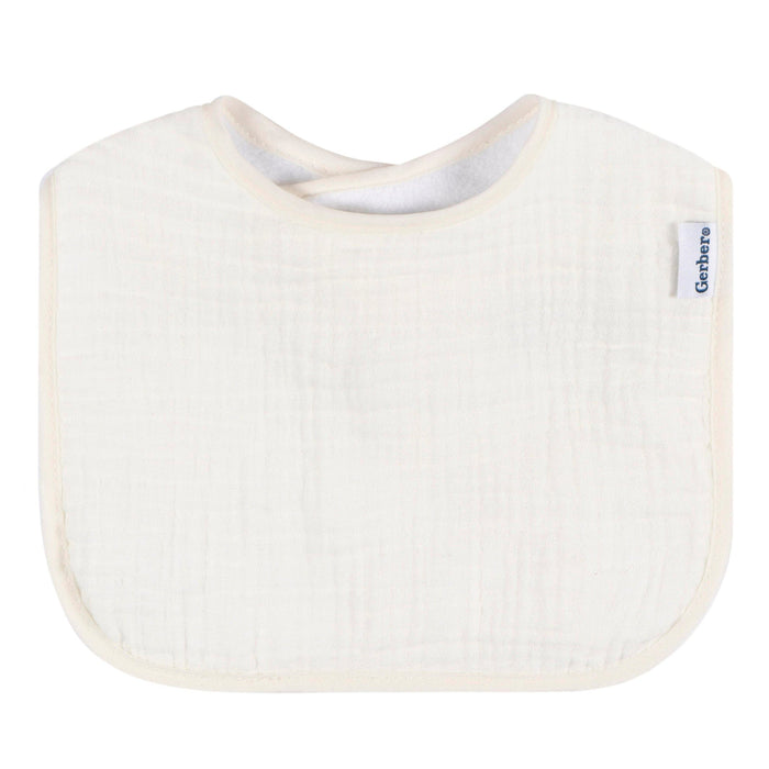 8-Pack Baby Girls Multi Drooling Bibs