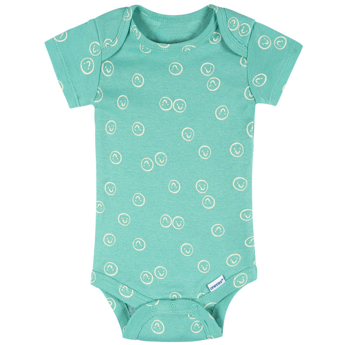 8-Pack Baby Neutral Awesome Stars Short Sleeve Onesies® Bodysuits onesies Onesies® Brand