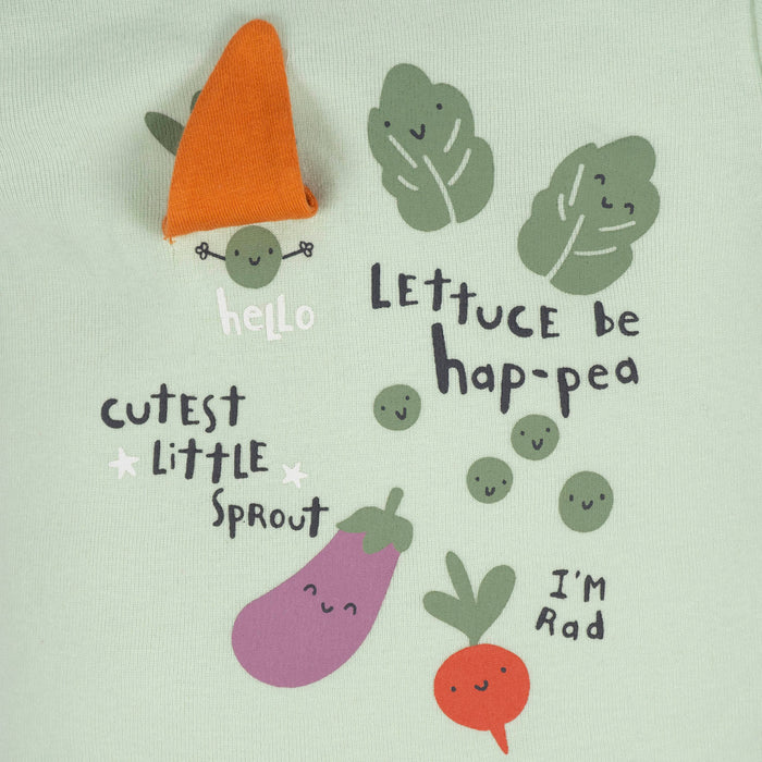 8-Pack Baby Neutral Happy Veggies Onesies® Bodysuits