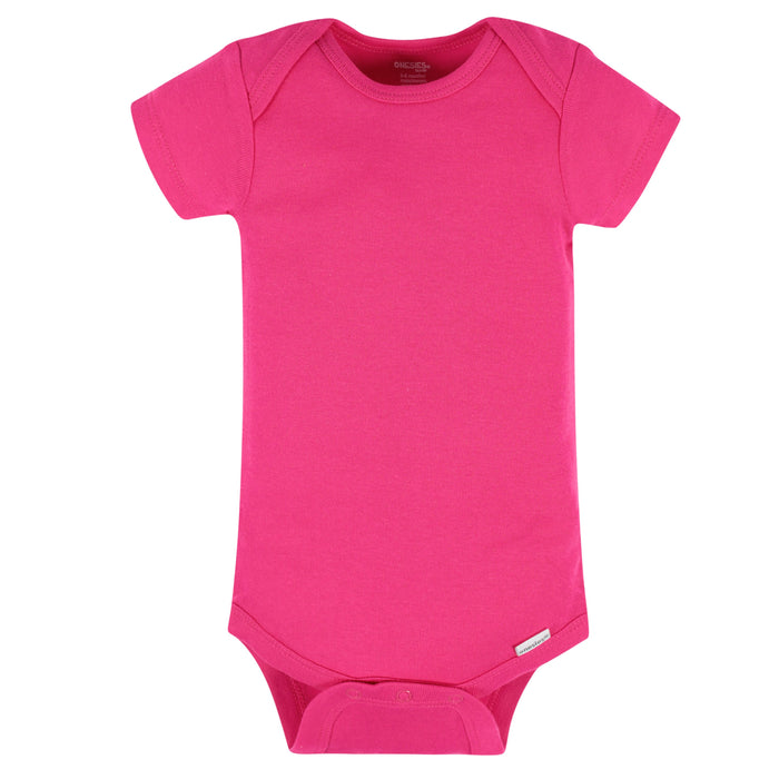 8-Pack Baby Neutral Pastel Rainbow Short Sleeve Onesies® Bodysuits