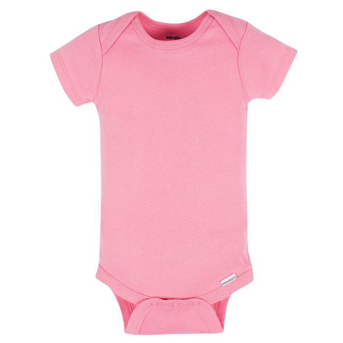 8-Pack Baby Neutral Pastel Rainbow Short Sleeve Onesies® Bodysuits