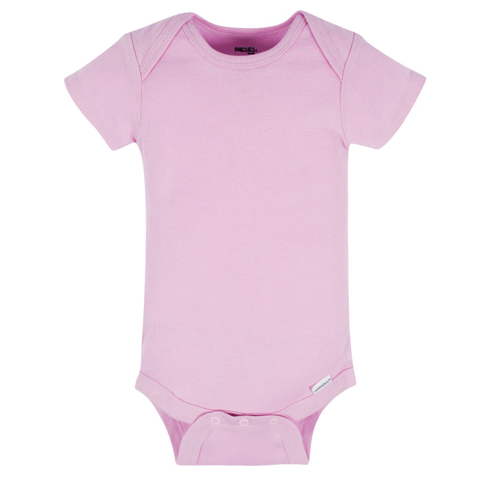 8-Pack Baby Neutral Pastel Rainbow Short Sleeve Onesies® Bodysuits