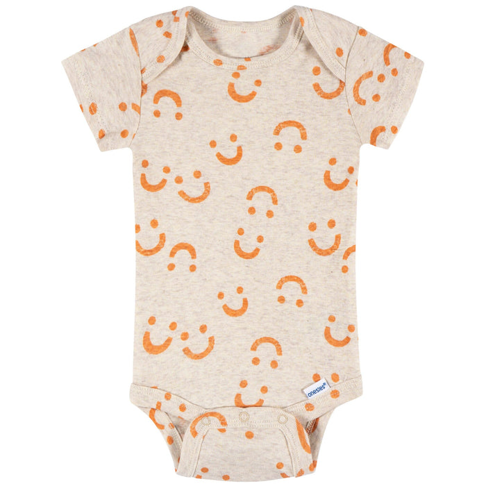 8-Pack Baby Neutral Peeling Good Short Sleeve Onesies® Bodysuits onesies Onesies® Brand