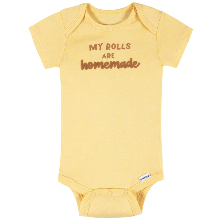 8-Pack Baby Neutral Peeling Good Short Sleeve Onesies® Bodysuits onesies Onesies® Brand