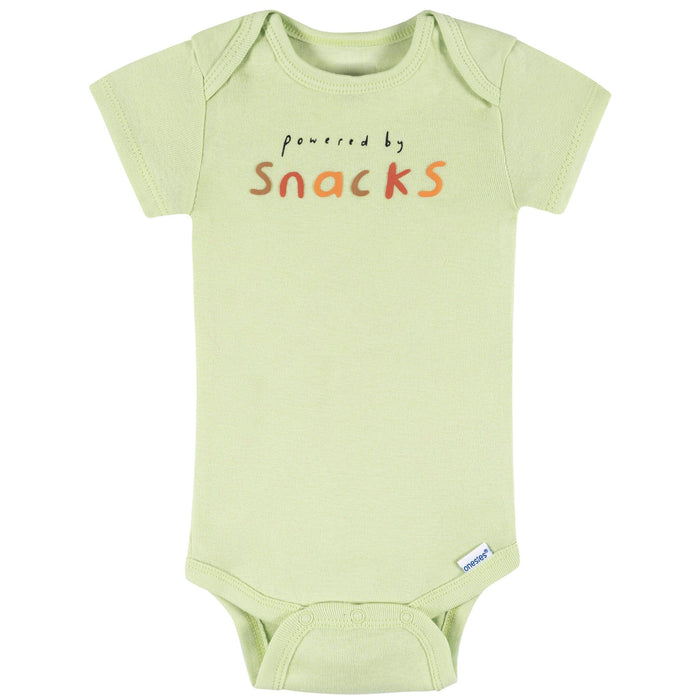 8-Pack Baby Neutral Peeling Good Short Sleeve Onesies® Bodysuits onesies Onesies® Brand