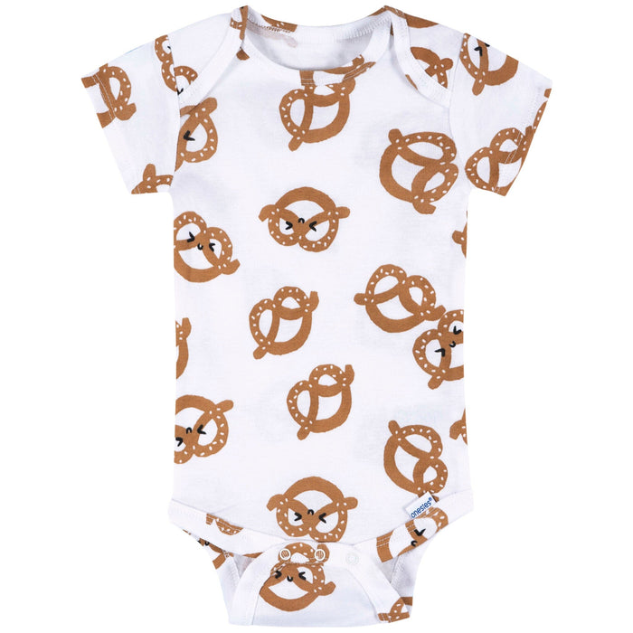 8-Pack Baby Neutral Peeling Good Short Sleeve Onesies® Bodysuits onesies Onesies® Brand