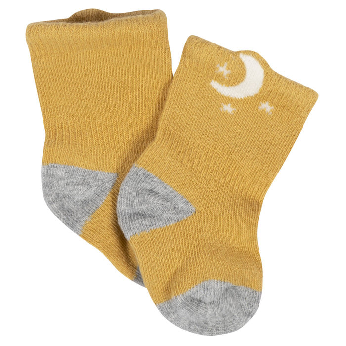 8-Pack Baby Neutral Southwest Jersey Wiggle Proof® Socks