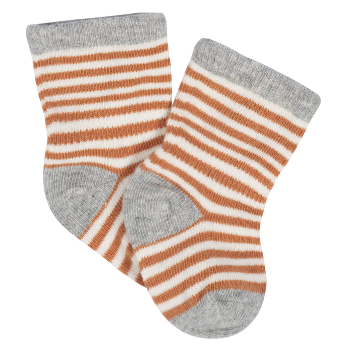 8-Pack Baby Neutral Southwest Jersey Wiggle Proof® Socks