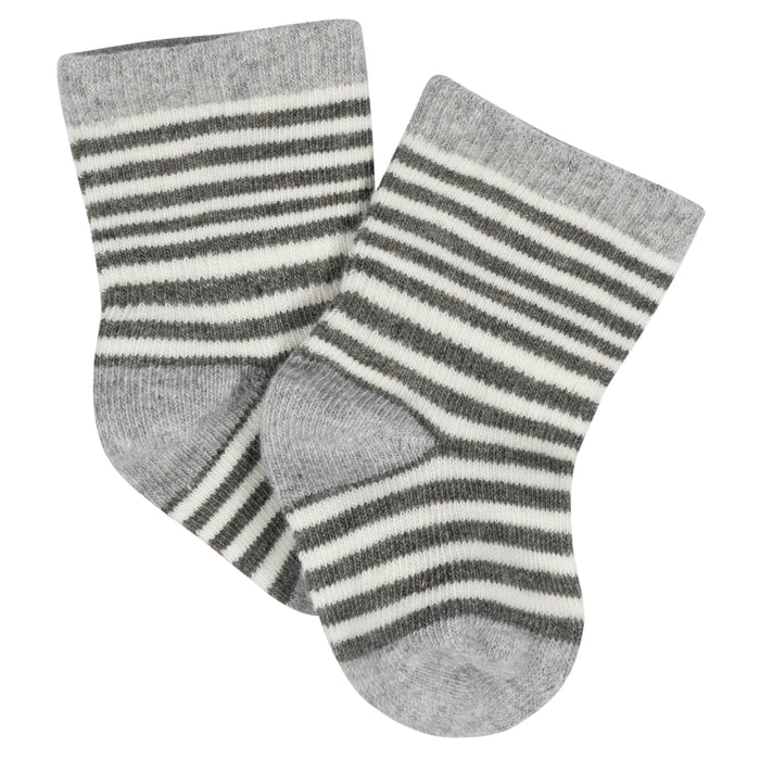 8-Pack Baby Neutral Southwest Jersey Wiggle Proof® Socks