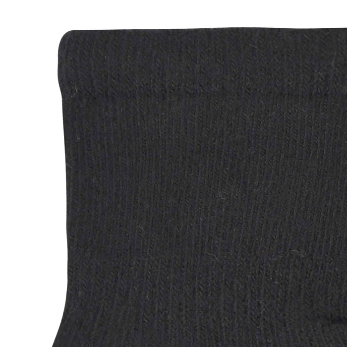 8-Pack Baby & Toddler Black Wiggle-Proof™ Jersey Crew Socks-Gerber Childrenswear