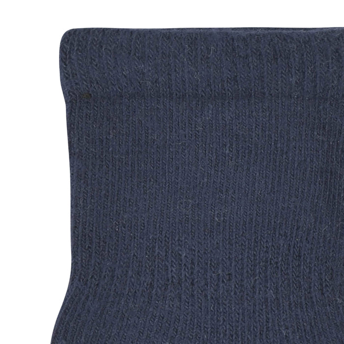 8-Pack Baby & Toddler Navy Wiggle-Proof™ Jersey Crew Socks-Gerber Childrenswear