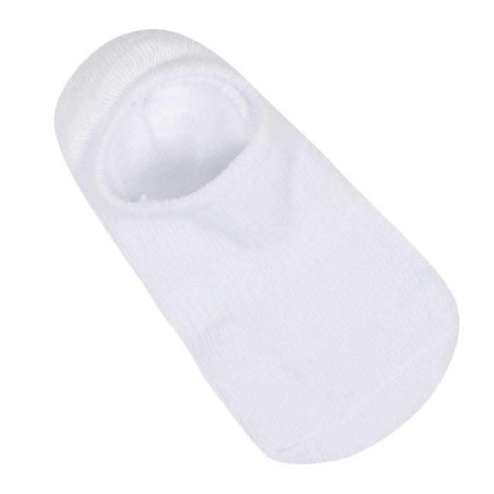 8-Pack Baby & Toddler White Wiggle-Proof™ No Show Socks-Gerber Childrenswear