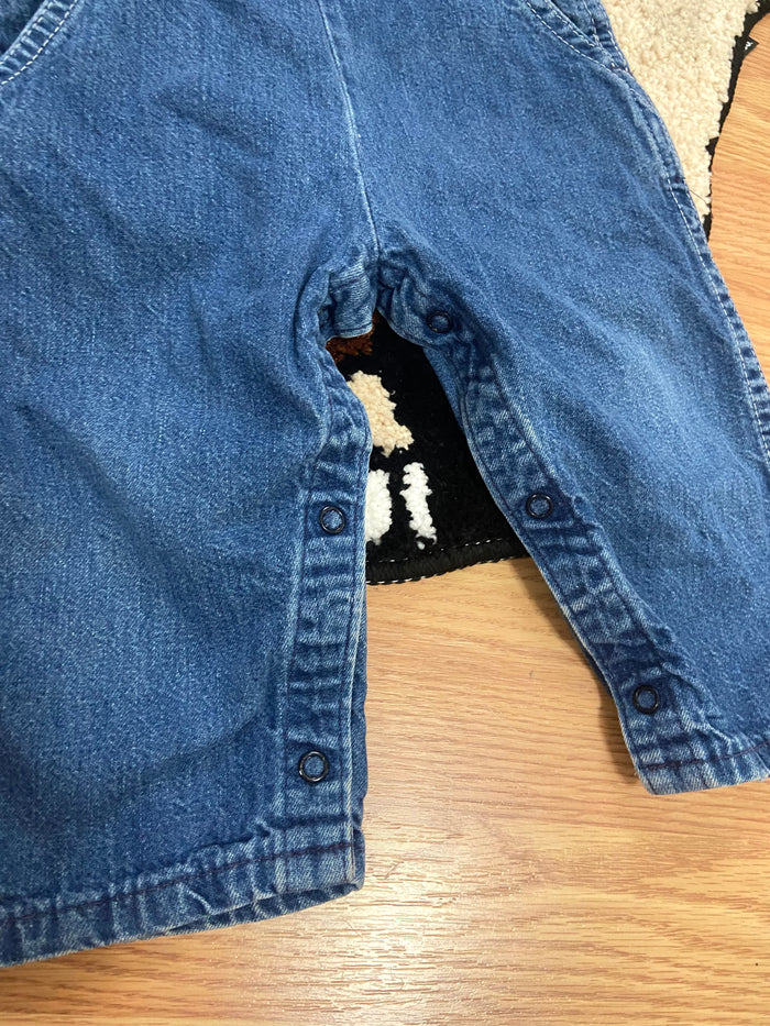 Vintage OshKosh B'Gosh USA Made Denim Overalls, Size 24 Months - Deer Creek Mercantile