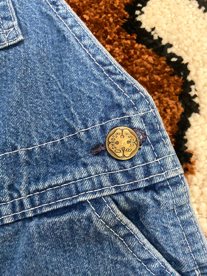 Vintage OshKosh B'Gosh USA Made Denim Overalls, Size 24 Months - Deer Creek Mercantile