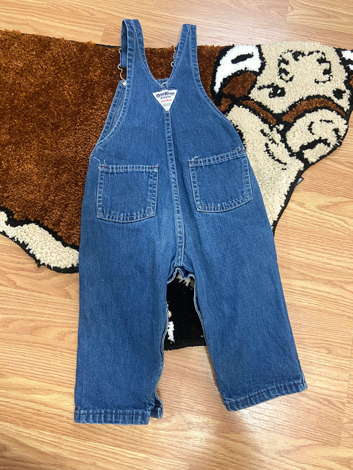 Vintage OshKosh B'Gosh USA Made Denim Overalls, Size 24 Months - Deer Creek Mercantile