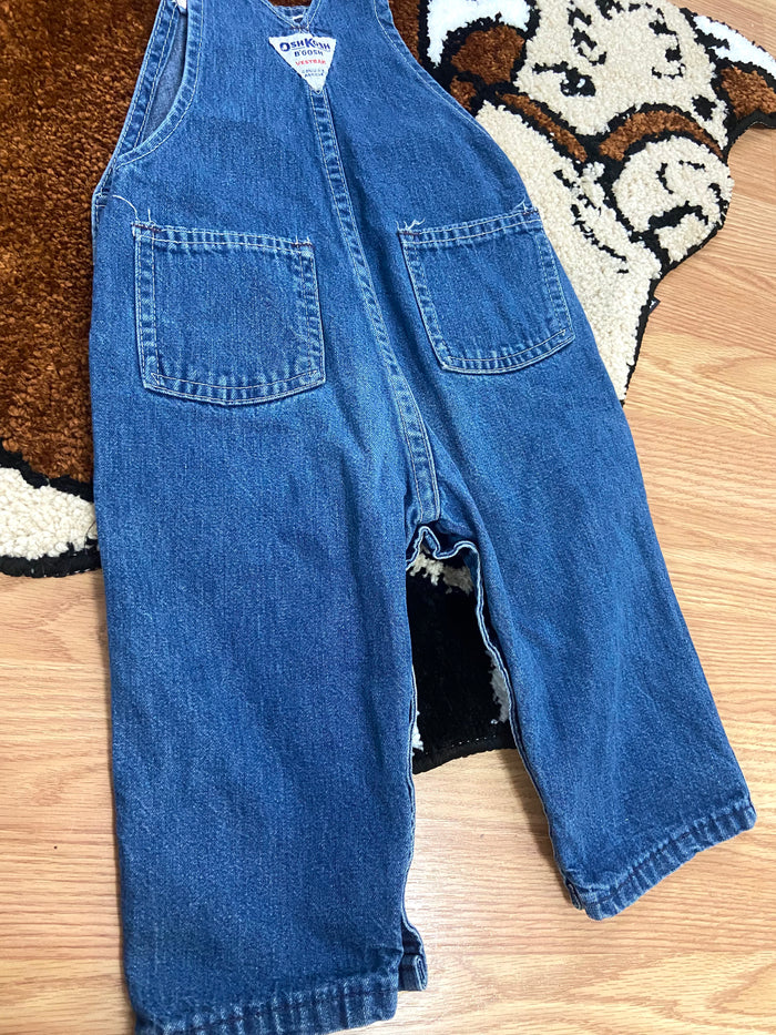Vintage OshKosh B'Gosh USA Made Denim Overalls, Size 24 Months - Deer Creek Mercantile