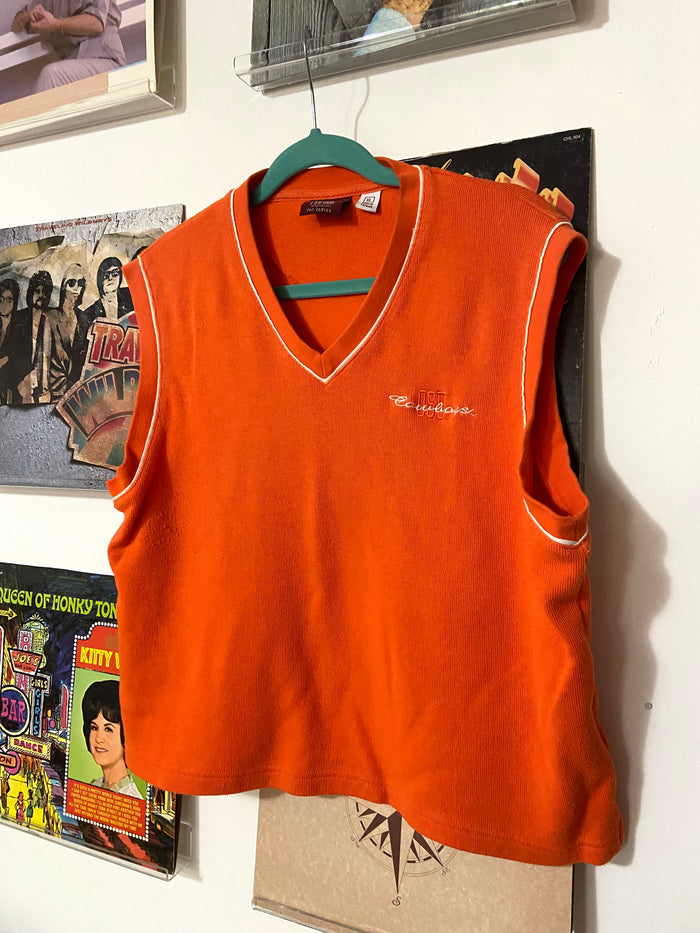 Vintage Red Oak OSU Women's Sweater Vest, Size XL - Deer Creek Mercantile