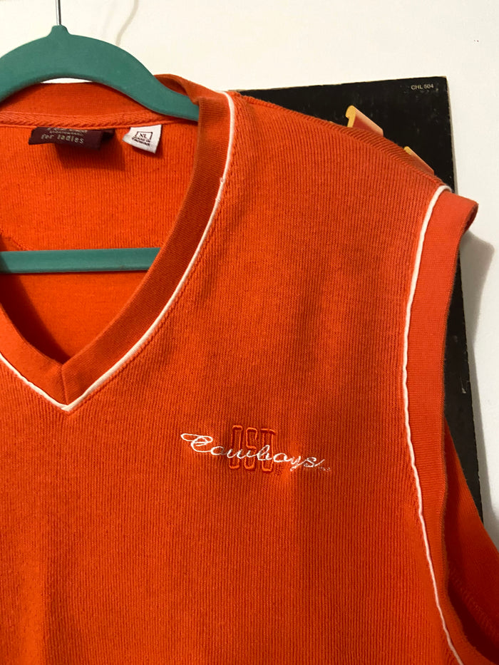 Vintage Red Oak OSU Women's Sweater Vest, Size XL - Deer Creek Mercantile