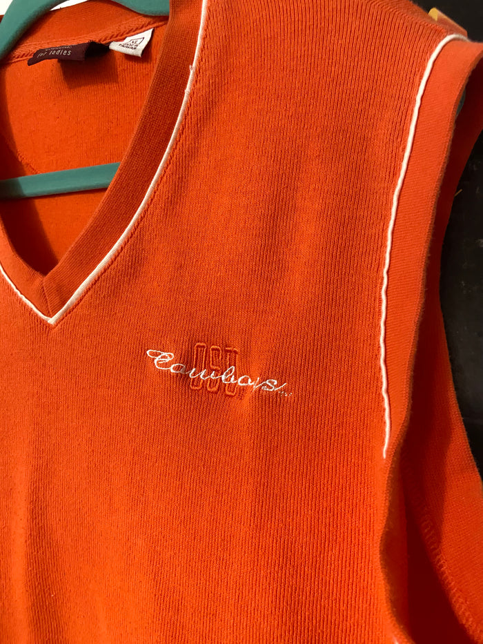 Vintage Red Oak OSU Women's Sweater Vest, Size XL - Deer Creek Mercantile