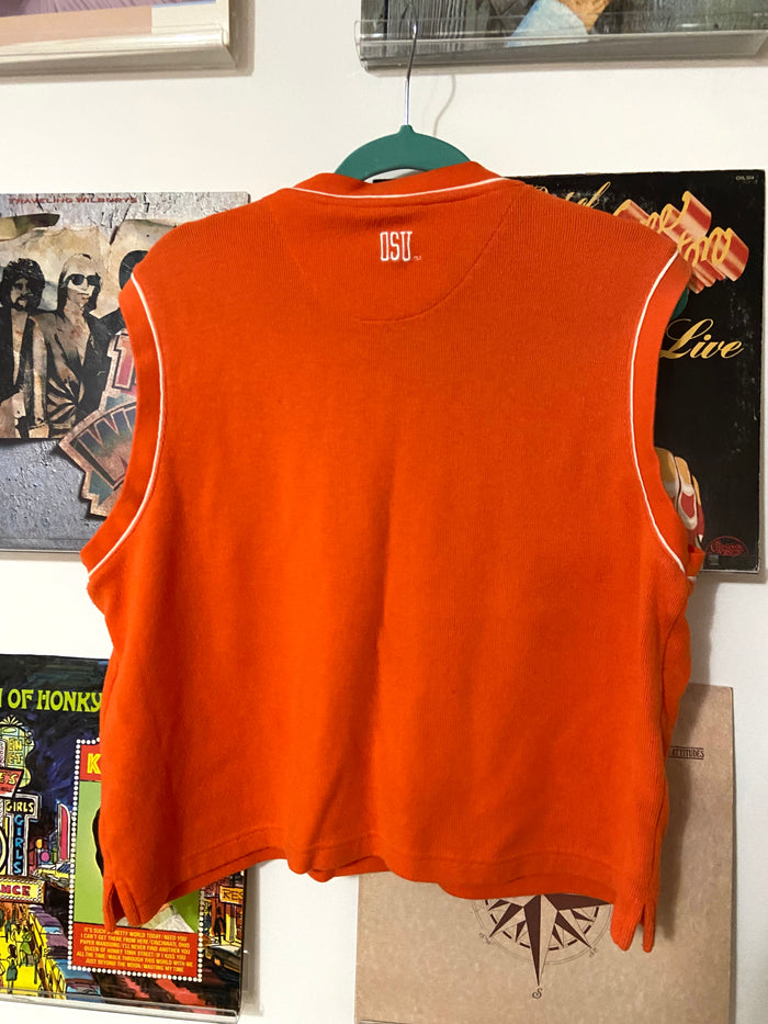 Vintage Red Oak OSU Women's Sweater Vest, Size XL - Deer Creek Mercantile