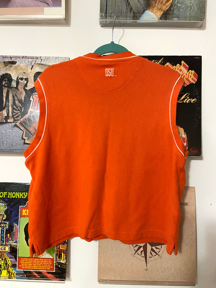 Vintage Red Oak OSU Women's Sweater Vest, Size XL - Deer Creek Mercantile