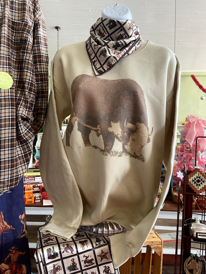 Billy The Bull Crewneck Sweatshirt - Deer Creek Mercantile