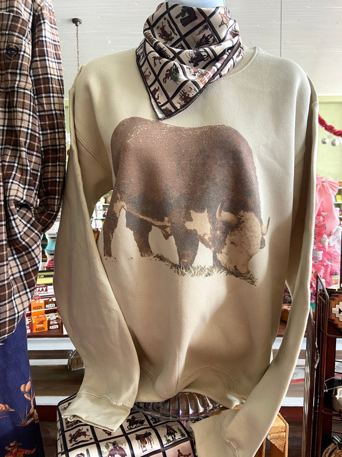 Billy The Bull Crewneck Sweatshirt - Deer Creek Mercantile