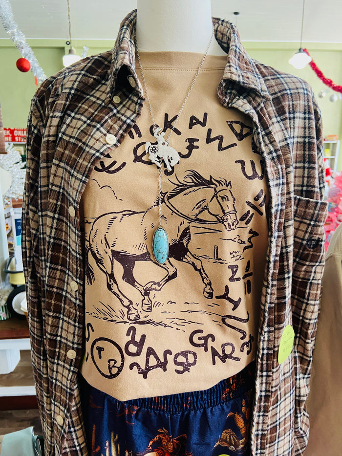 Horse Brands Graphic Tee *Tan - Deer Creek Mercantile