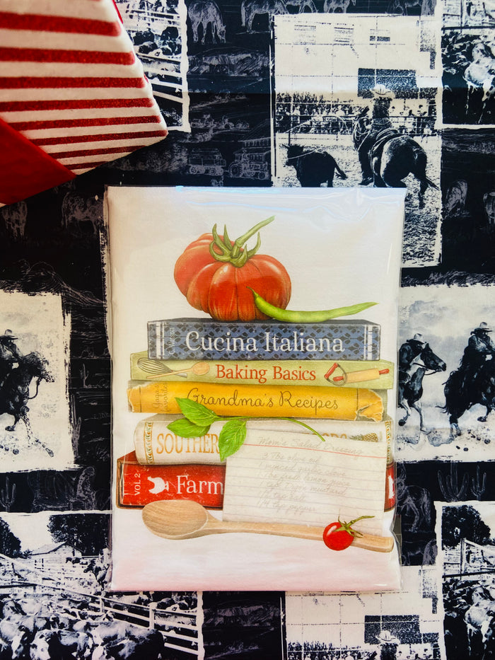Cookbooks Dish Towel - Deer Creek Mercantile