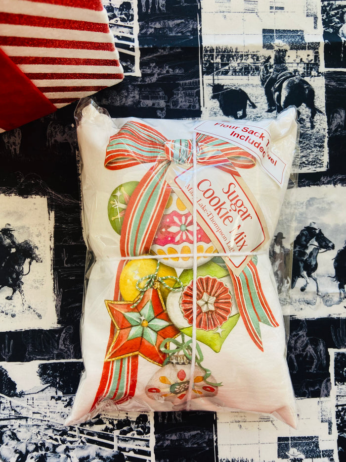 Christmas Ornaments Sugar Cookie Mix With Dish Towel - Deer Creek Mercantile