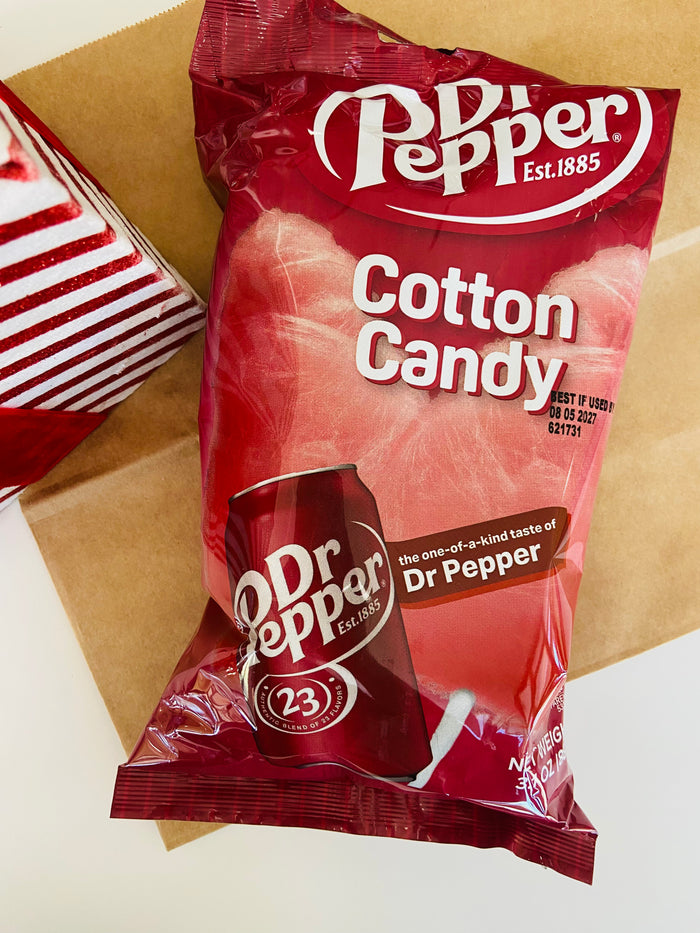 Dr. Pepper Cotton Candy, 3.1oz Bag