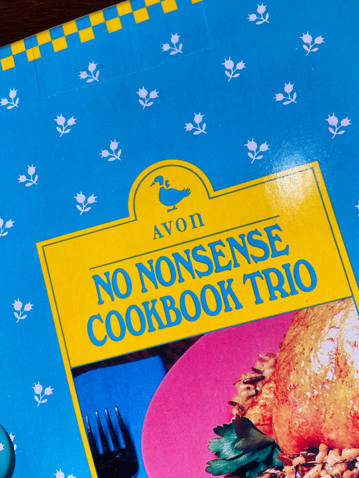 Vintage Avon No Nonsense Cookbook Trio Boxed Set - Deer Creek Mercantile