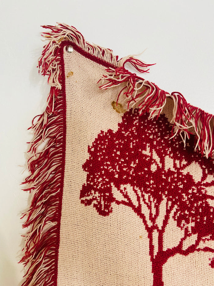 Vintage Tonkawa, Oklahoma Tapestry Blanket - Deer Creek Mercantile