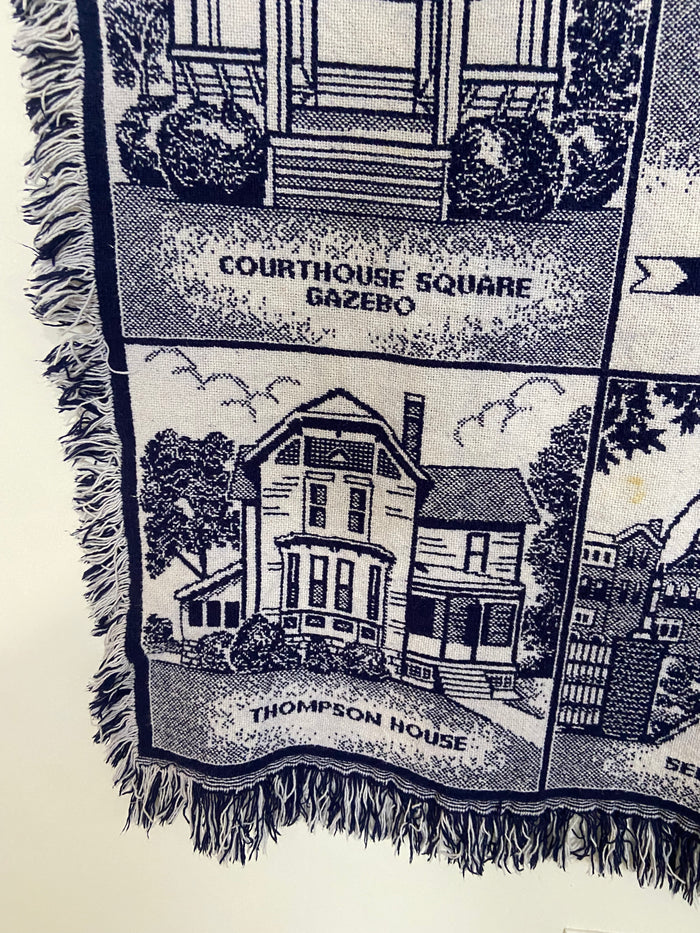 Vintage Tahlequah, Oklahoma Tapestry Blanket - Deer Creek Mercantile