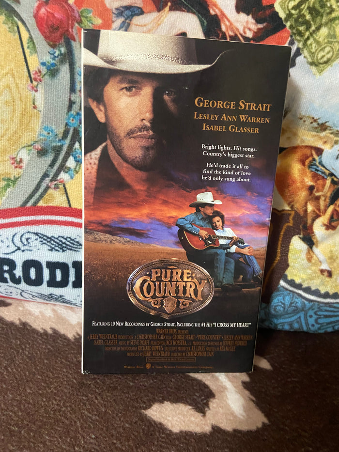 Vintage Pure Country ~ George Strait VHS - Deer Creek Mercantile