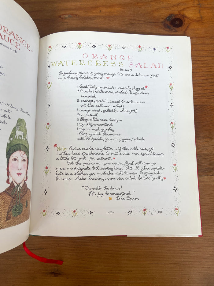 Vintage 1990 Christmas From The Heart Of The Home / Susan Branch Cookbook - Deer Creek Mercantile