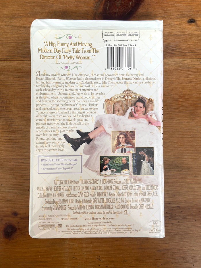 Vintage The Princess Diaries VHS - Deer Creek Mercantile