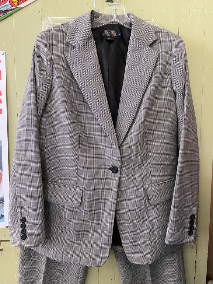 Vintage Pendleton Suit Set Women's Black/White - Deer Creek Mercantile