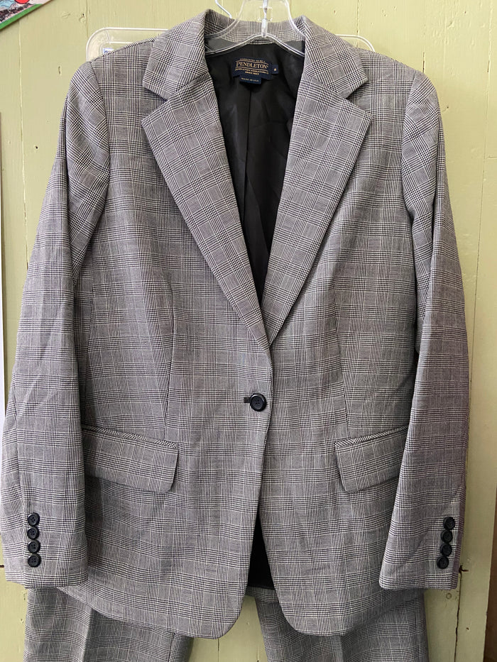Vintage Pendleton Suit Set Women's Black/White - Deer Creek Mercantile