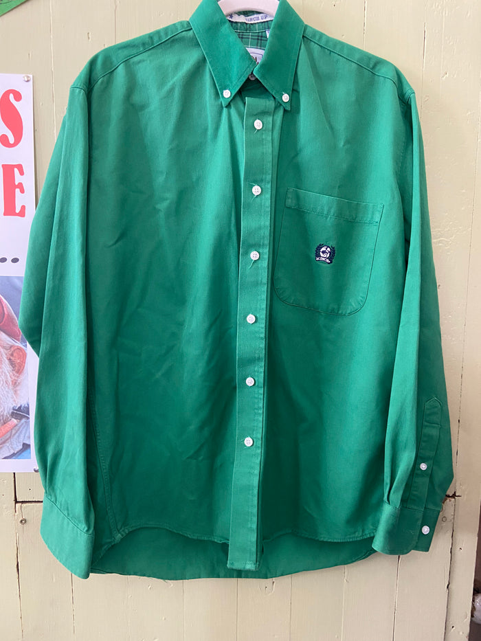 Pre-Loved Bright Green Cinch Western Button Down Shirt *Size - Deer Creek Mercantile