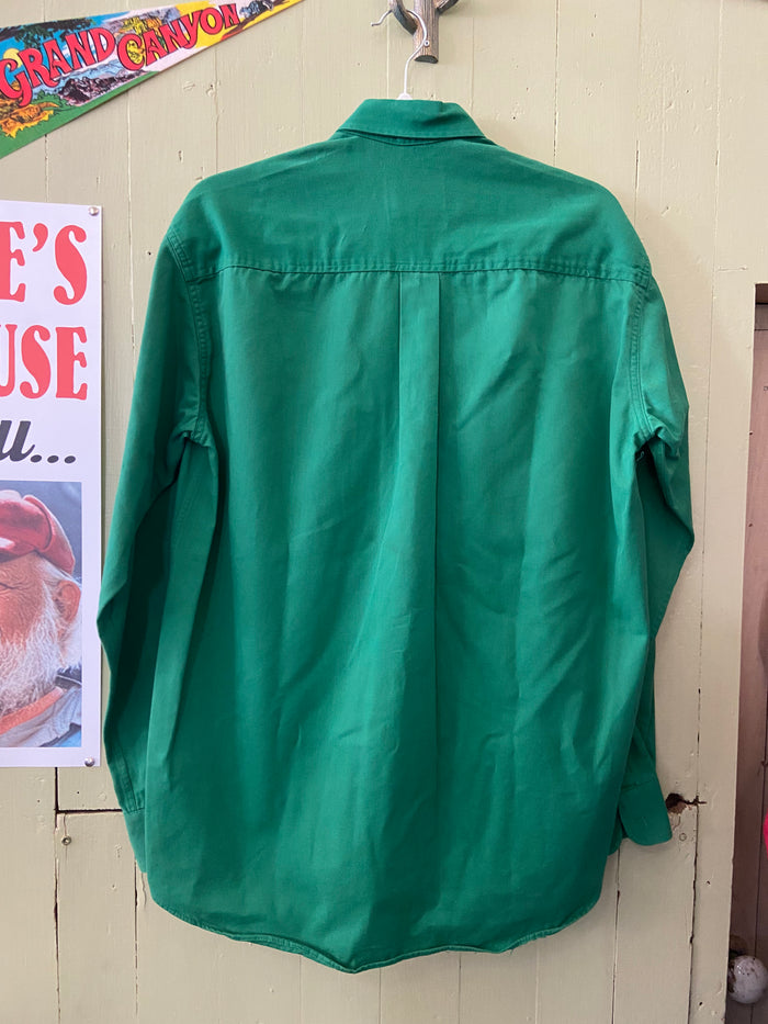 Pre-Loved Bright Green Cinch Western Button Down Shirt *Size - Deer Creek Mercantile