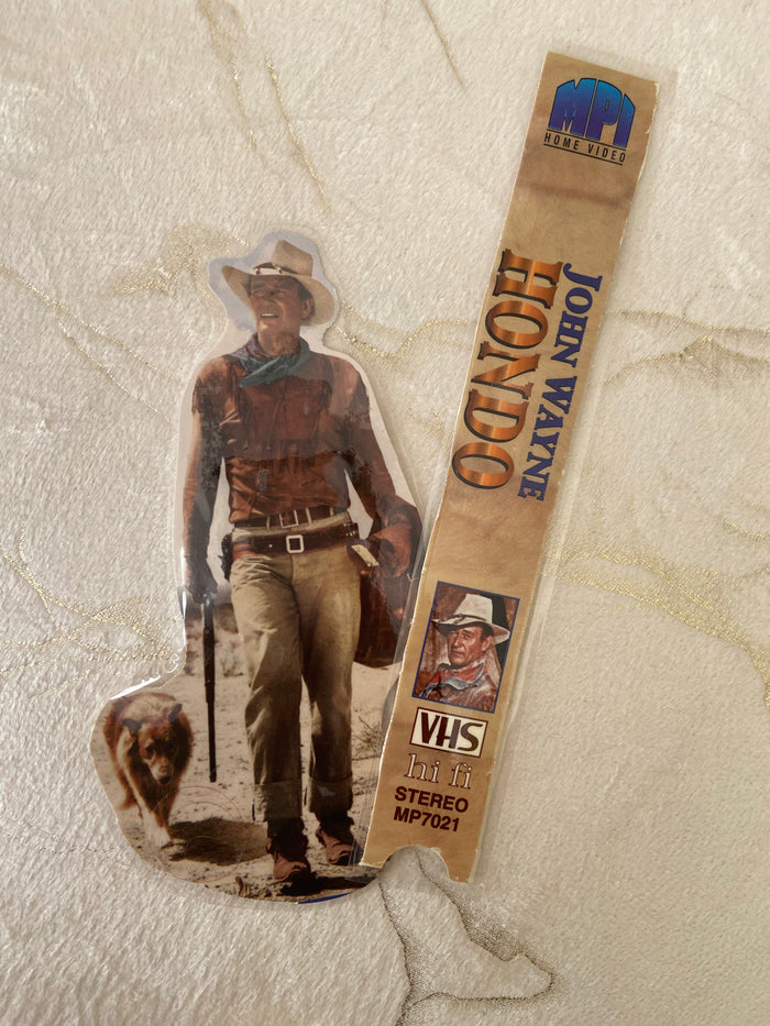 John Wayne Hondo VHS Bookmark Set - Deer Creek Mercantile